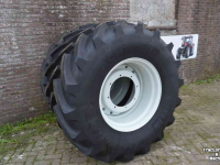 Wheels, Tyres, Rims & Dual spacers Michelin 600/70r30 mach x bib