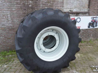 Wheels, Tyres, Rims & Dual spacers Michelin 600/70r30 mach x bib