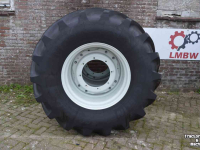 Wheels, Tyres, Rims & Dual spacers Michelin 600/70r30 mach x bib