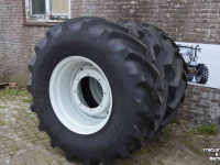 Wheels, Tyres, Rims & Dual spacers Michelin 600/70r30 mach x bib