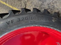 Wheels, Tyres, Rims & Dual spacers  Alliance 320/105R54 + 320/80R42 Agriflex VF
