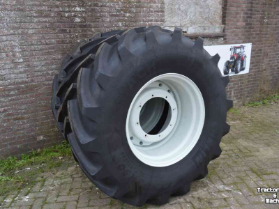 Wheels, Tyres, Rims & Dual spacers Michelin 600/70r30 mach x bib