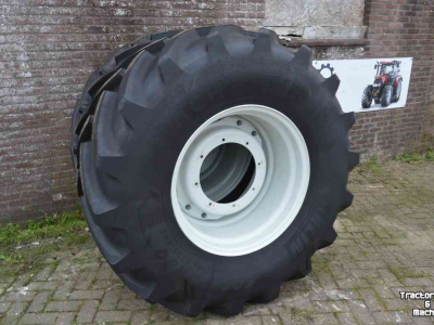 Wheels, Tyres, Rims & Dual spacers Michelin 600/70r30 mach x bib