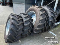 Wheels, Tyres, Rims & Dual spacers Mitas 540/65x34 & 440/65x24 op velgen