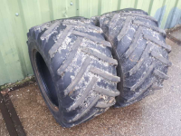 Wheels, Tyres, Rims & Dual spacers BKT 31x15.5-15