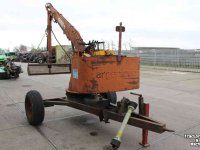 Excavator mobile Argenterio A77 Getrokken kraan graafmachine brede baggerbak slootbak