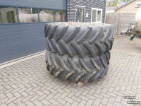 Wheels, Tyres, Rims & Dual spacers Case-IH Wielen met 650/65 R38 Goodyear banden