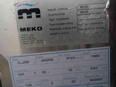 Milk tank Muller 2250