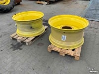 Wheels, Tyres, Rims & Dual spacers John Deere TW20B x 38  + 40.0 Vaste Vvelgen