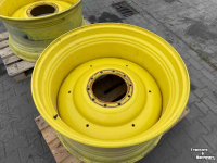 Wheels, Tyres, Rims & Dual spacers John Deere TW20B x 38  + 40.0 Vaste Vvelgen