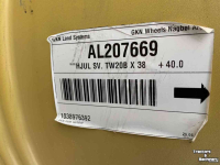 Wheels, Tyres, Rims & Dual spacers John Deere TW20B x 38  + 40.0 Vaste Vvelgen