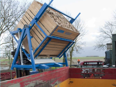 Bulk box tipper  Hoekenga Kistenkantelaar model 1600