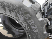 Wheels, Tyres, Rims & Dual spacers BKT 540/65R28 Agrimax RT657 trekkerbanden tractorbanden voorbanden