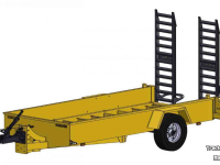 Ramp trailer Harcon KOW 6000