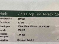 Spike roller GKB DTA 160 Deep Tine Aerator Beluchter
