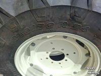 Wheels, Tyres, Rims & Dual spacers BKT 380/70R24