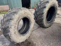 Wheels, Tyres, Rims & Dual spacers Vredestein 710/75r38 & 600/65r28