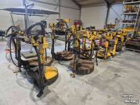 Crash barrier mower Herder 6 stuks oudmodel vangrailmaaier