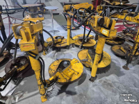 Crash barrier mower Herder 6 stuks oudmodel vangrailmaaier