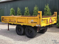 Dumptrailer Beco kippertje dumpertje 3 zijdige kipper bakkenwagen