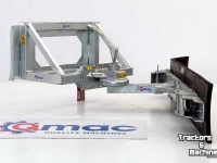Snow Removal Equipment Qmac Modulo Rubber snow scrapers 2400mm fits Mustang