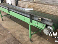 Conveyor  3670X520 MM TRANSPORTBAND VLAKKE BAND FLAT BELT CONVEYOR BELT FLACHBAND FÖRDERBAND