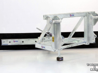 Rubber yard scraper Qmac 180 MECH SCHUIN MAILLEUX