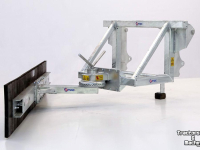 Rubber yard scraper Qmac 180 MECH SCHUIN MAILLEUX