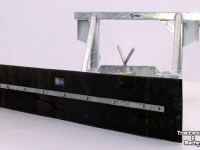 Rubber yard scraper Qmac 180 MECH SCHUIN MAILLEUX
