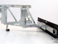 Rubber yard scraper Qmac 180 MECH SCHUIN MAILLEUX