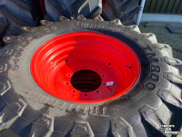 Wheels, Tyres, Rims & Dual spacers  620/70R42 Kleber + 540/65R30 Trelleborg