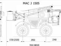 Fieldsprayer self-propelled Bargam MAC J 1505 3000