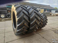 Wheels, Tyres, Rims & Dual spacers Michelin 650/65R42 en 540/65R30. Axiobib 2 VF! Demo-set
