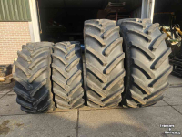 Wheels, Tyres, Rims & Dual spacers Michelin 650/65R42 en 540/65R30. Axiobib 2 VF! Demo-set