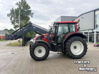 Tractor Valtra N123 Hitech 5, Vloeistofkoppeling, Voorlader, Fronthef