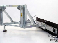 Manure scraper Qmac Gummischieber für Gülle mit Terex anbau