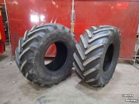 Wheels, Tyres, Rims & Dual spacers Michelin 540/65R24 MultiBIB