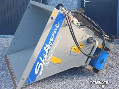 Sawdust spreader for boxes Shelbourne CB 150