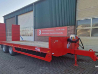 Low loader / Semi trailer JPM Oprijwagen / machinetransportwagen / machinetransporter