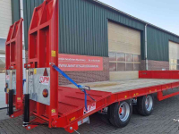Low loader / Semi trailer JPM Oprijwagen / machinetransportwagen / machinetransporter
