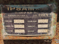 Slurry tank Ipsa 2600 liter mesttank giertank vacuumtank waterwagen