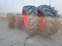 Wheels, Tyres, Rims & Dual spacers  480/65R28 + 340/65R18