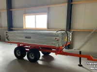 Dumptrailer  Kipper mini compact tractor 2,5 ton Max tandemstel