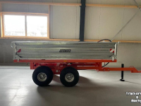 Dumptrailer  Kipper mini compact tractor 2,5 ton Max tandemstel