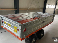 Dumptrailer  Kipper mini compact tractor 2,5 ton Max tandemstel