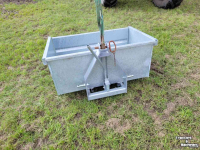 Tractor tipping boxes  Transportbak gegalvaniseerd 1 & 1,25 mtr