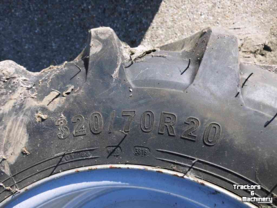 Wheels, Tyres, Rims & Dual spacers Deutz-Fahr 320/70x20