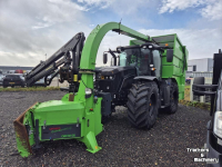 Tractor JCB Fastrac 4220 met container