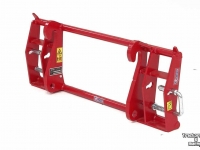 Diverse new spare-parts Qmac Verloopadapter van Weidemann naar Euro aanbouw aansluiting