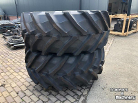 Wheels, Tyres, Rims & Dual spacers  Trelleborg - 600/70R28 TM900 op wiel Valtra Q-serie